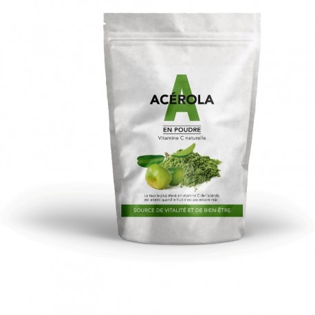 Acérola vert en poudre sachet de 50g