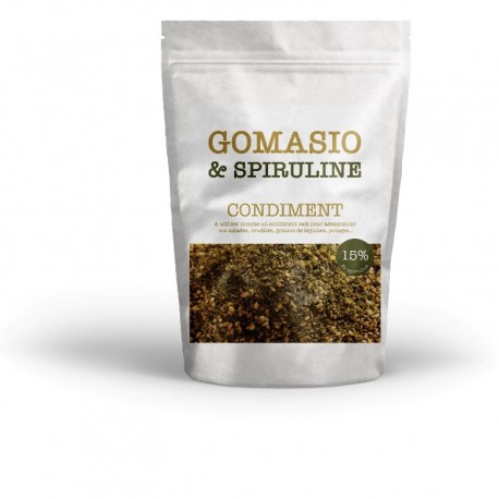 Gomasio au sésame et à la spiruline sachet de 50g