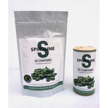 Spiruline Algahé spiruline en comprimés 100% spiruline