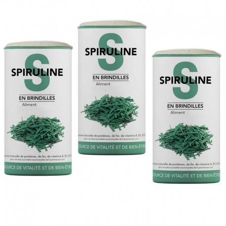 Petit prix 3 boites de spiruline en brindilles