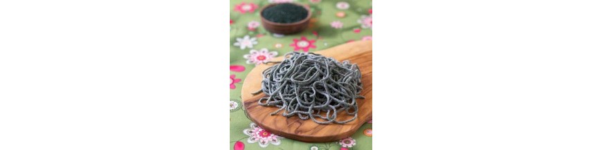 Pâtes fraîches à la spiruline