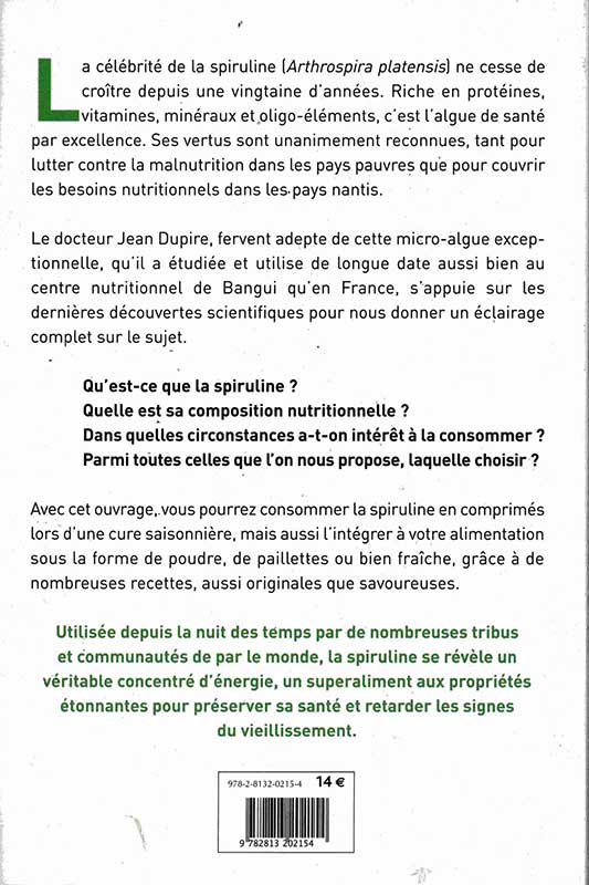 Dupire la spiruline un super aliment